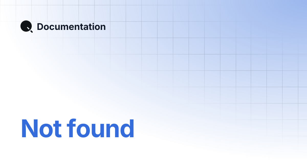 Inventory documentation